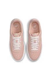 Nike Pink Court Vision Alta Platform Trainers - Image 7 of 10