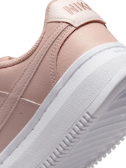Nike Pink Court Vision Alta Platform Trainers - Image 9 of 10