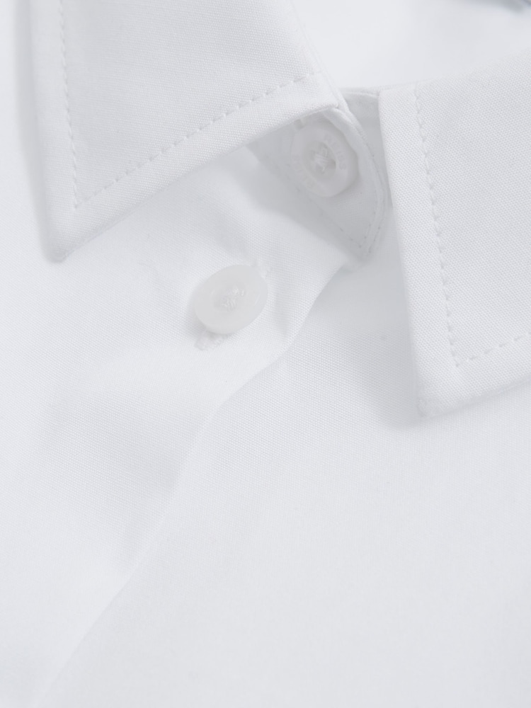 Reiss White Jenny Senior Cotton Buttoned Shirt - Image 7 of 7