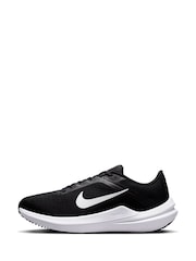Nike Black/White Air Winflo 10 Road Running Trainers - Image 2 of 8
