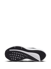 Nike Black/White Air Winflo 10 Road Running Trainers - Image 6 of 8