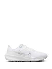 Nike White Air Zoom Pegasus 40 Road Running Trainers - Image 4 of 13