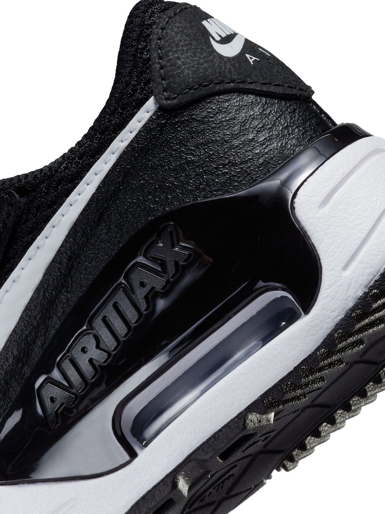 Schwarz/Weiß - Nike Junior Air Max Systm Turnschuhe - Bild 11 von 11