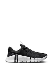 Nike Black/White Free Metcon 5 Training Trainers - Image 1 of 11