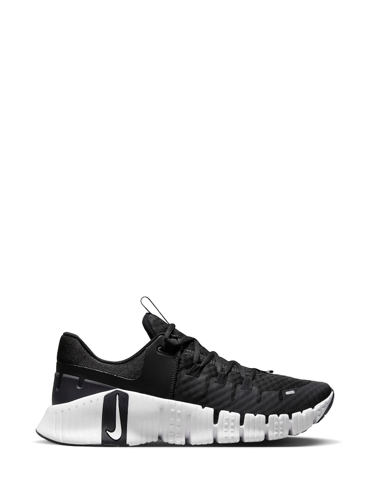 Nike Black/White Free Metcon 5 Training Trainers - Image 1 of 11