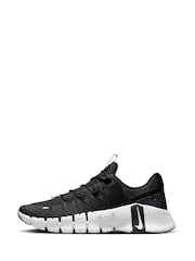 Nike Black/White Free Metcon 5 Training Trainers - Image 2 of 11