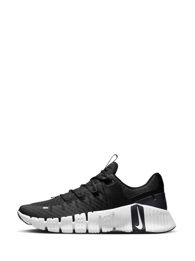Nike Black/White Free Metcon 5 Training Trainers - Image 2 of 11