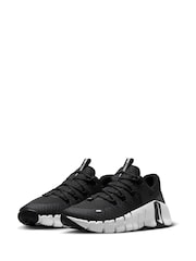 Nike Black/White Free Metcon 5 Training Trainers - Image 5 of 11