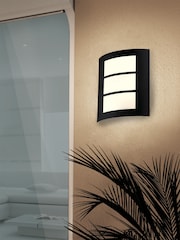 Eglo Black City Outdoor Wall Light - Image 1 of 3