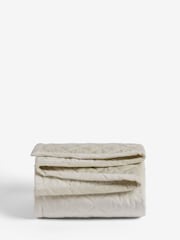 Cream Hamilton Velvet Quilted Bedspread - Image 2 of 3