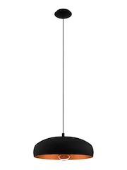 Eglo Black/Copper Mogano Ceiling Light Pendant - Image 3 of 4