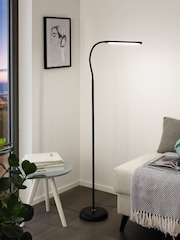 Eglo Black Laroa LED Touch Floor Lamp - Image 1 of 4