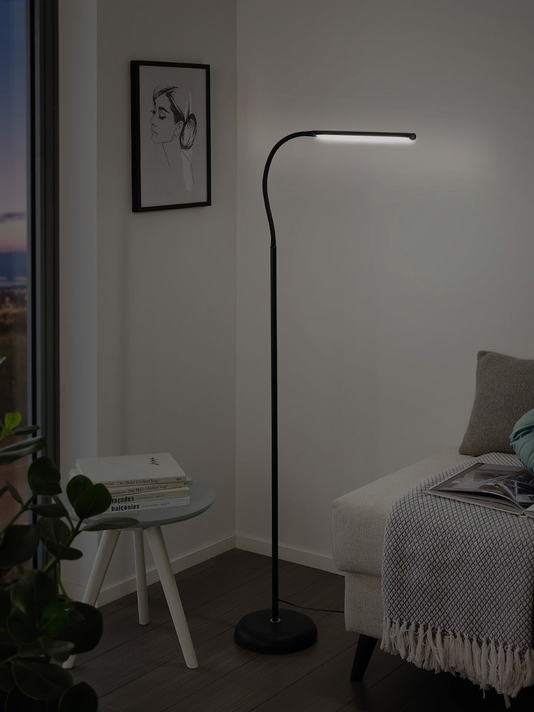 Eglo Black Laroa LED Touch Floor Lamp - Image 2 of 4