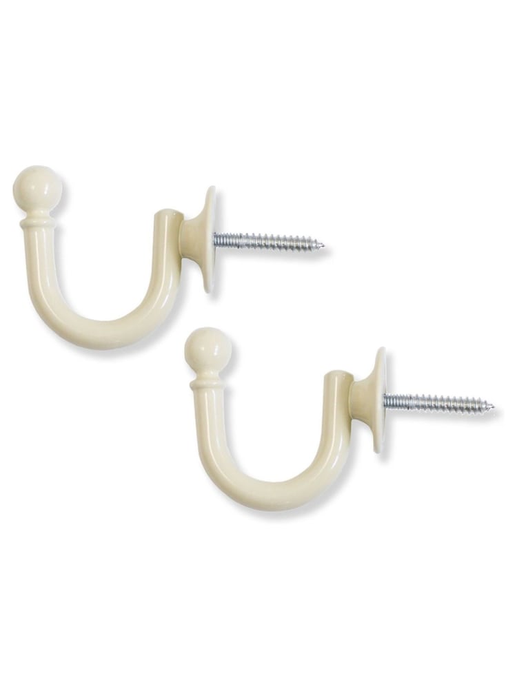 Laura Ashley Cream Ball End Hooks - Image 2 of 3