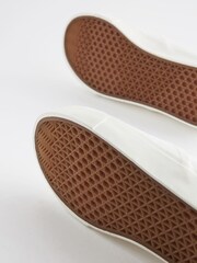 White Slip-On Canvas Shoes - Image 4 of 6