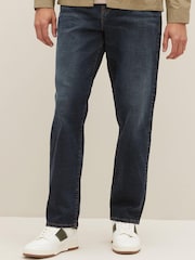 Blue Ink Relaxed Premium Heavyweight Cotton Jeans - Image 1 of 11