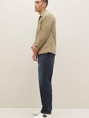 Blue Ink Relaxed Premium Heavyweight Cotton Jeans - Image 4 of 11