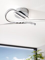 Eglo Chrome Selvina Knotted Ceiling Light - Image 1 of 3