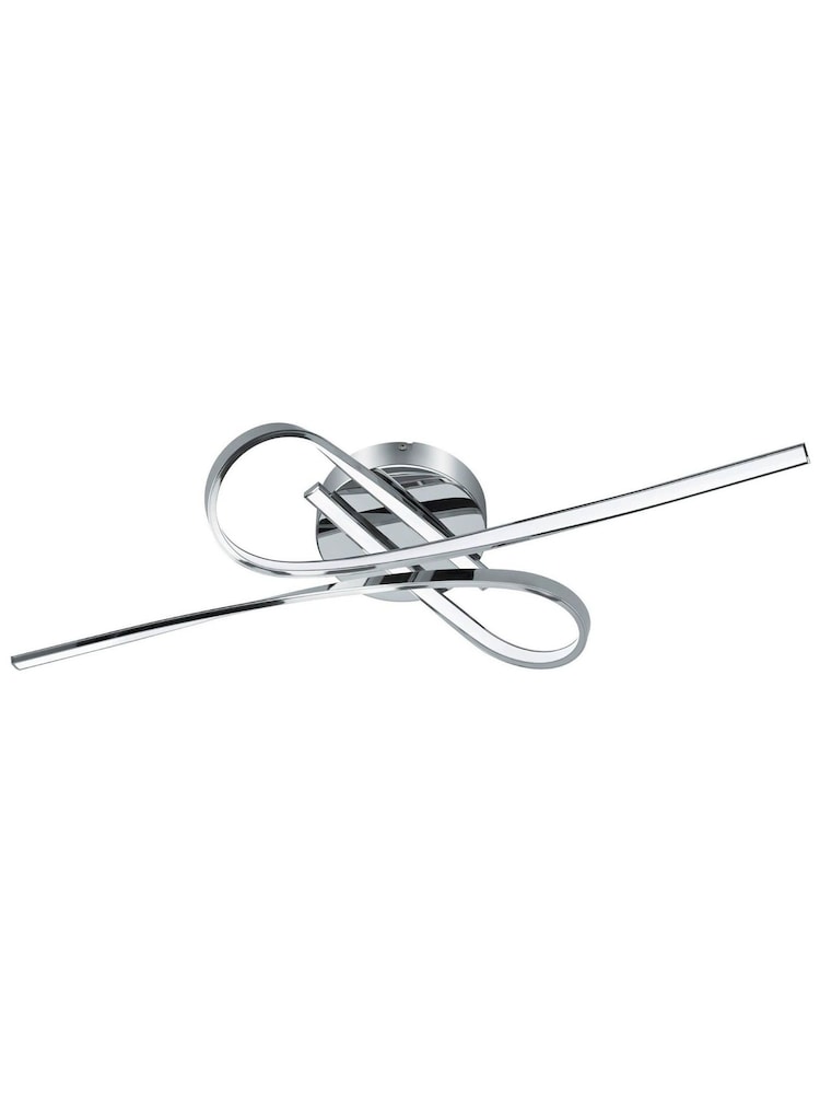 Eglo Chrome Selvina Knotted Ceiling Light - Image 2 of 3