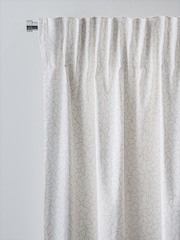 Jasper Conran London Pink Pencil Pleat Blackout Mini Leaf Curtain - Image 4 of 5