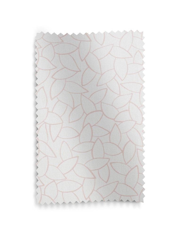 Jasper Conran London Pink Pencil Pleat Blackout Mini Leaf Curtain - Image 5 of 5