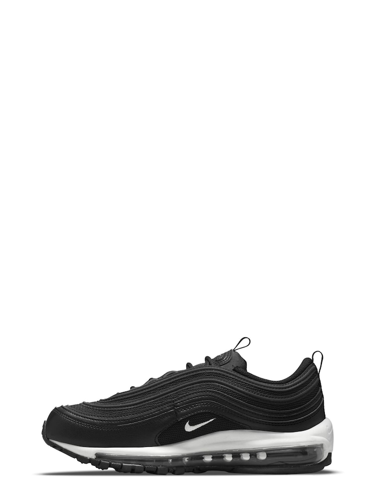 Nike Black/White Air Max 97 Trainers - Image 2 of 8