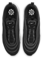 Nike Black/White Air Max 97 Trainers - Image 3 of 8