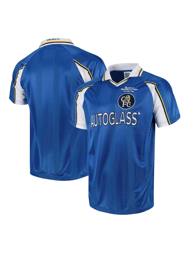 Fanatics Blue Chelsea 1998 ECWC Final Shirt - Image 1 of 3 Fanatics Blue Chelsea 1998 ECWC Final Shirt - Image 1 of 3