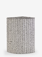 Grey Hepworth Wicker Corner Hamper Laundry - Image 6 of 6