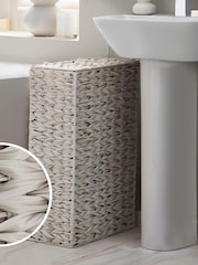 Cream Hepworth Wicker Slimline Laundry - Image 1 of 7