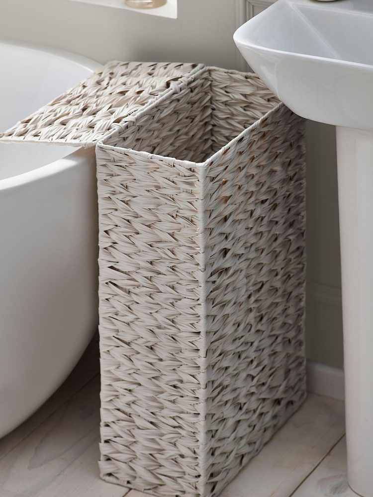 Cream Hepworth Wicker Slimline Laundry - Image 3 of 7