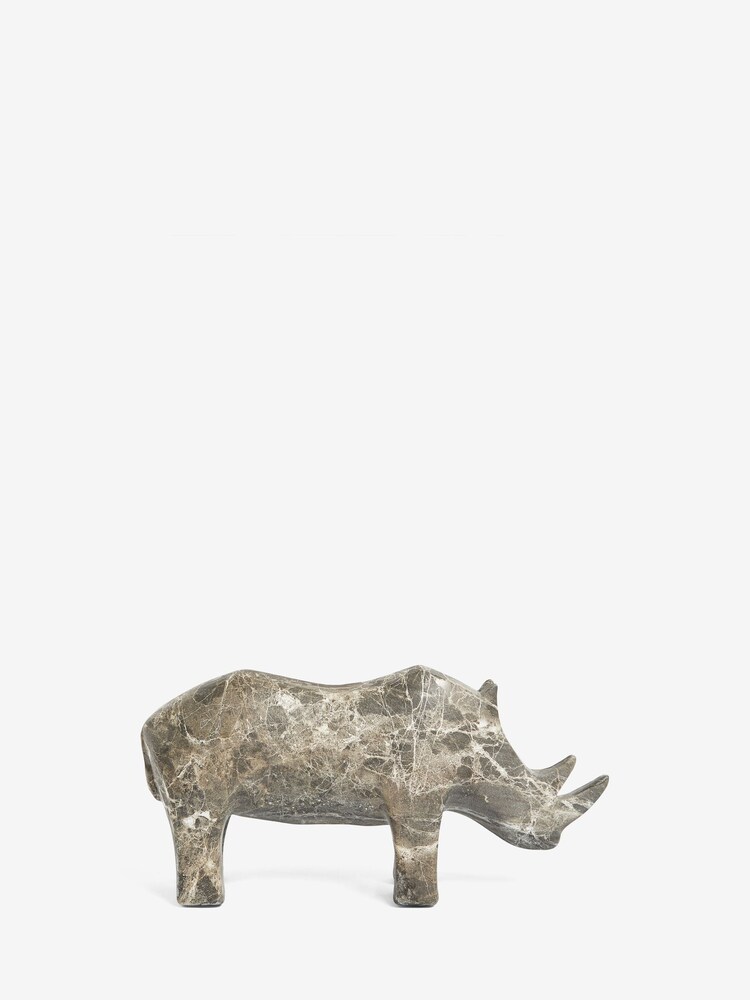 Dark Brown Rupert the Rhino Ornament - Image 2 of 4 Dark Brown Rupert the Rhino Ornament - Image 2 of 4