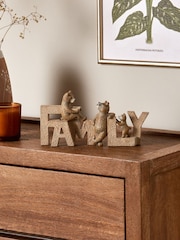 Brown Bertie Family Word Block - Image 1 of 4