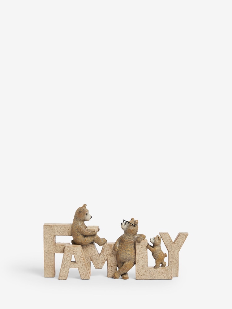 Brown Bertie Family Word Block - Image 2 of 4