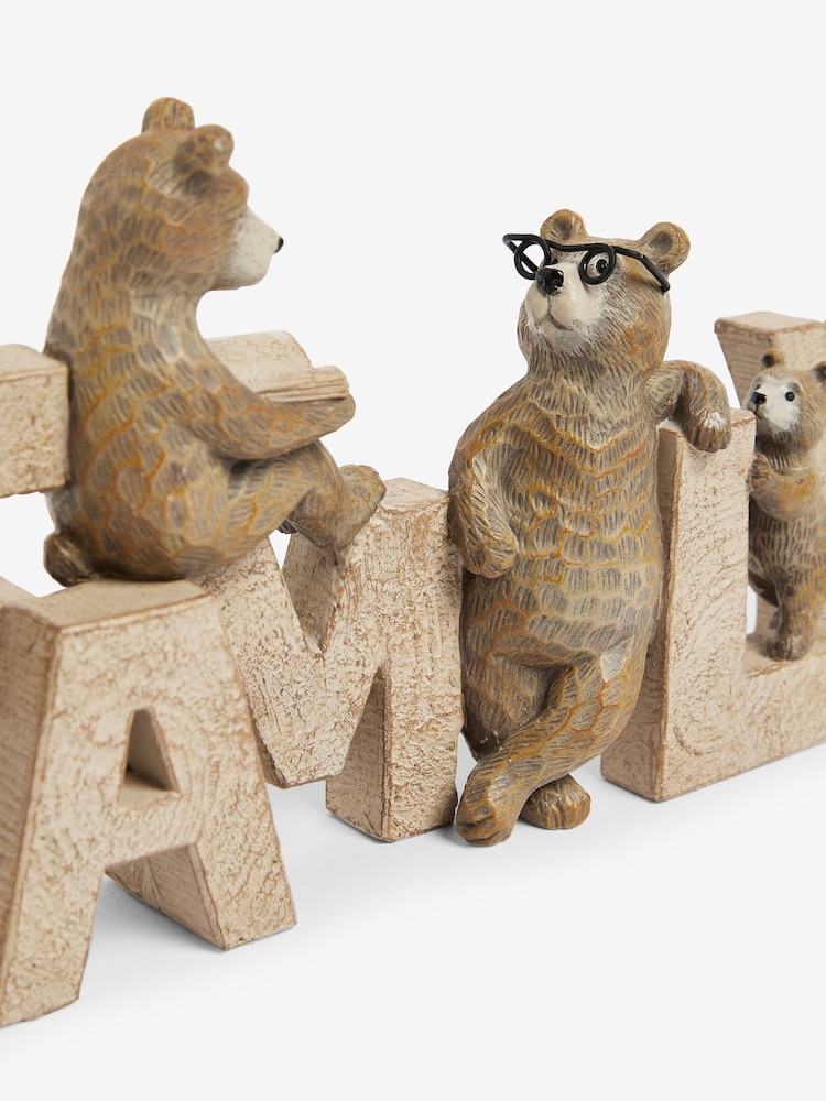 Brown Bertie Family Word Block - Image 4 of 4