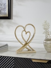 Gold Heart Ornament - Image 1 of 4