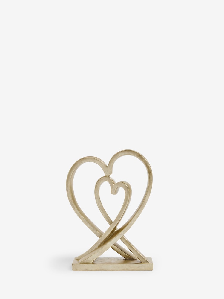 Gold Heart Ornament - Image 2 of 4
