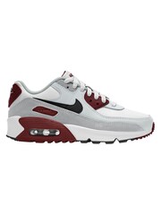 Nike White/Grey/Red Air Max 90 LTR Youth Trainers - Image 1 of 3