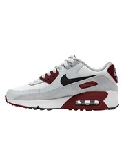 Nike White/Grey/Red Air Max 90 LTR Youth Trainers - Image 2 of 3