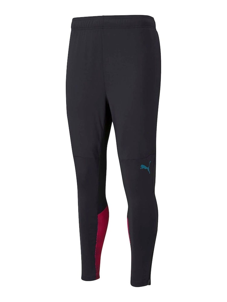 Puma Black Manchester City Training Zipped Joggers - Image 2 of 3
