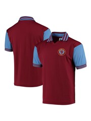 Fanatics Red Aston Villa 1980 Home Shirt - Image 1 of 3