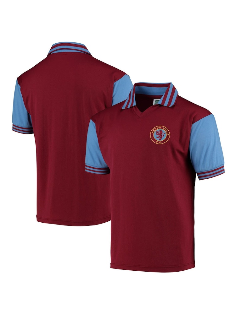 Fanatics Red Aston Villa 1980 Home Shirt - Image 1 of 3 Fanatics Red Aston Villa 1980 Home Shirt - Image 1 of 3