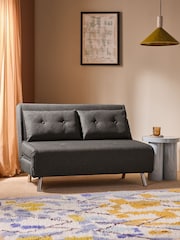 MADE.COM Marshmallow Grey Haru 2 Seater Sofa Bed - Image 1 of 7