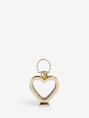 Gold Mini Metal Heart Lantern Candle Holder - Image 4 of 5