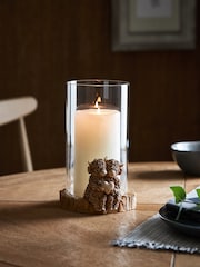 Natural Hamish The Highland Cow Hurricane Candle Holder - Image 1 of 5