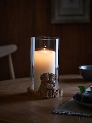 Natural Hamish The Highland Cow Hurricane Candle Holder - Image 2 of 5