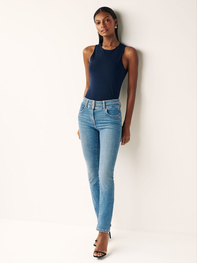 Denim Dark Blue Greencast Slim Lift And Shape Jeans - Image 2 of 6