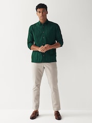 Green Textured Long Sleeve Shirt - Image 3 of 7