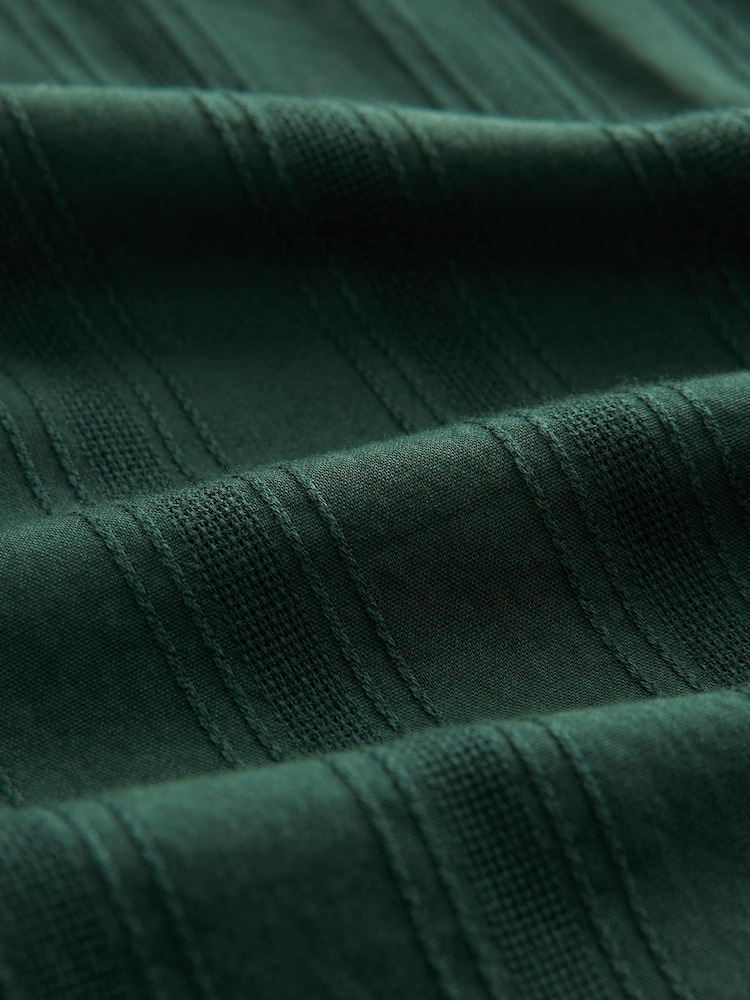 Green Textured Long Sleeve Shirt - Image 7 of 7