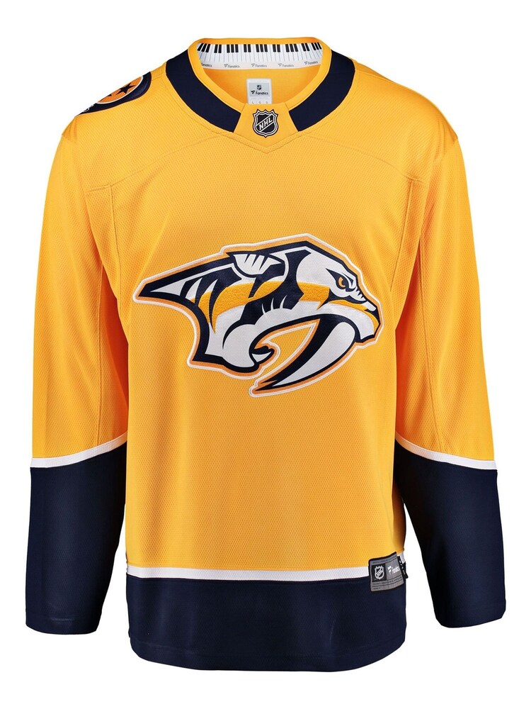 Fanatics Yellow Nashville Predators Branded Home Breakaway Jersey - Image 1 of 2